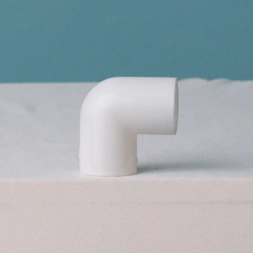 256mm White Elbow